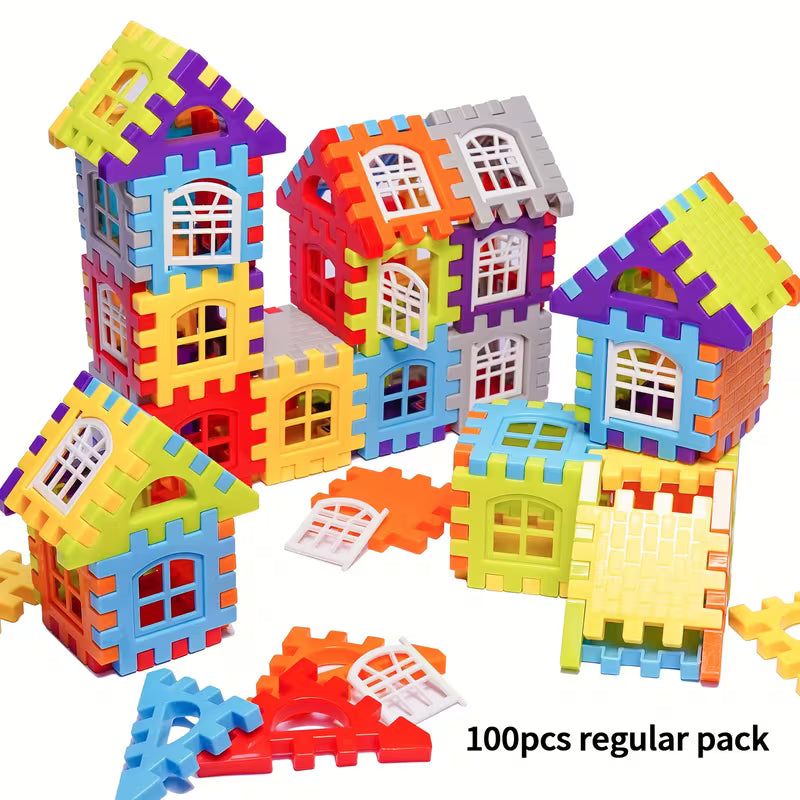Educational Puzzle Set for & Age 3+ (50/70/100/125pcs) - Brain-Boosting Building Blocks Toys with Color-Coded Pieces, Step-by-Step Challenges for Learning & Skill Development